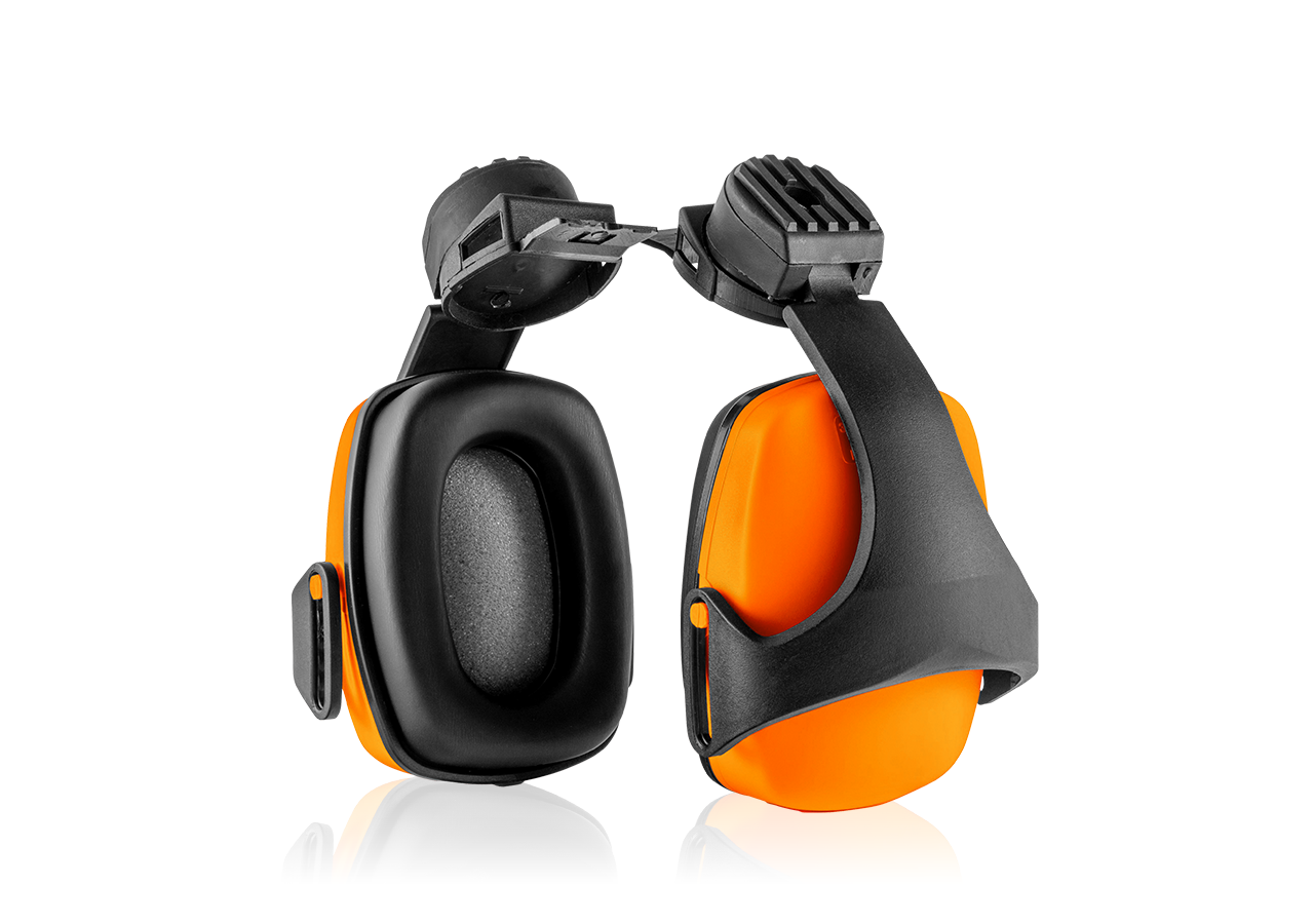 Accessories: Spare hearing protectors + orange