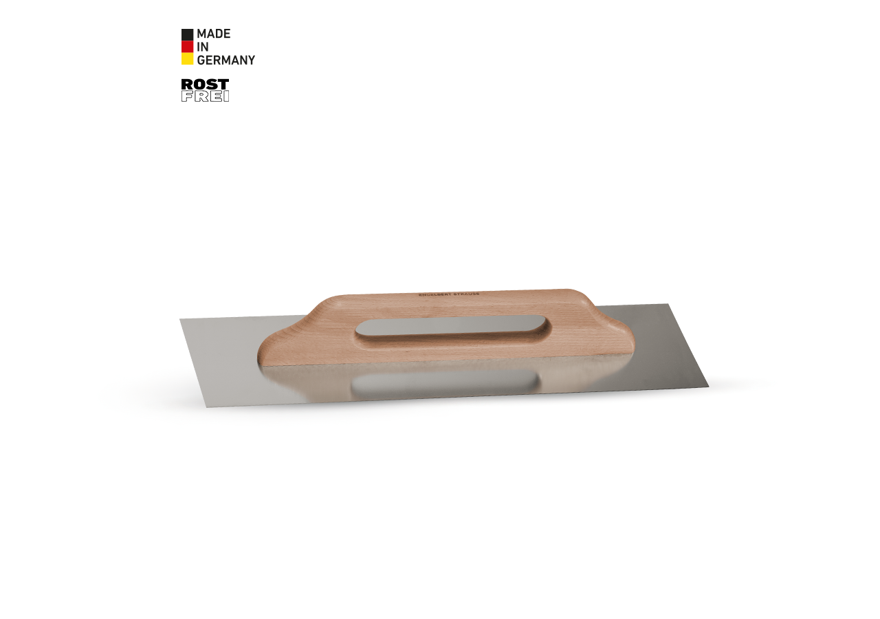 Trowels | spatulas | rubbing board: e.s. Swiss trowel, stainless steel
