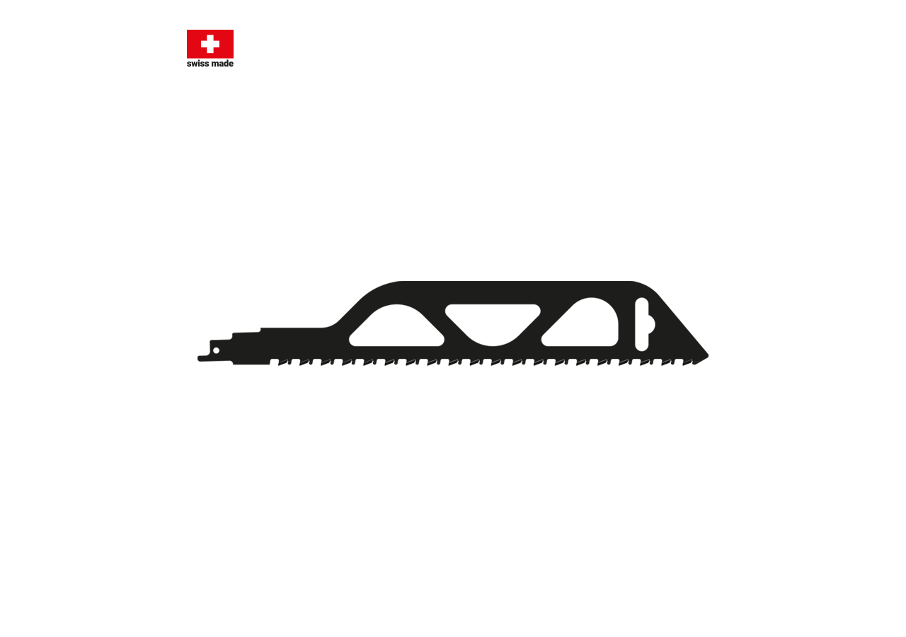 Sawing: Reciprocating saw blades for gas concrete/poroton