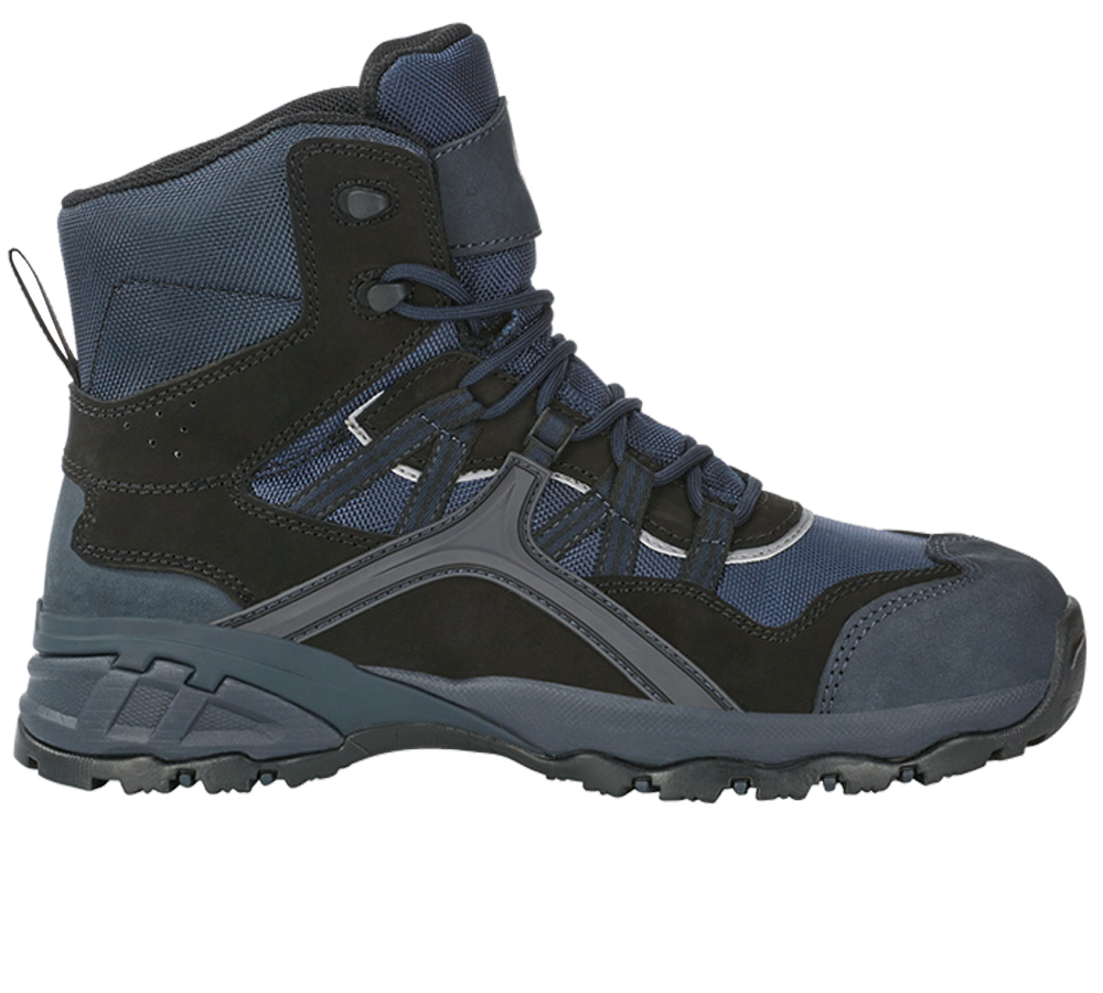 S1: e.s. S1 Safety boots Pallas mid + black/sapphire