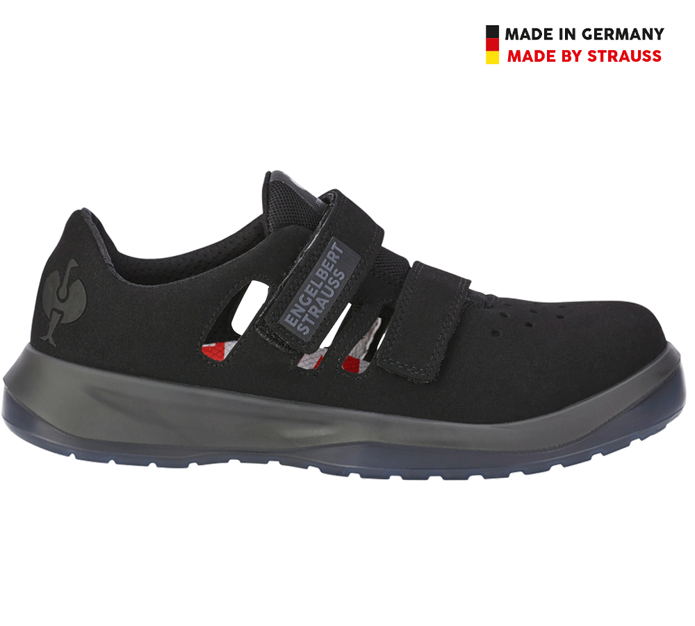 S1P	: S1P Safety sandals e.s. Banco + black/anthracite
