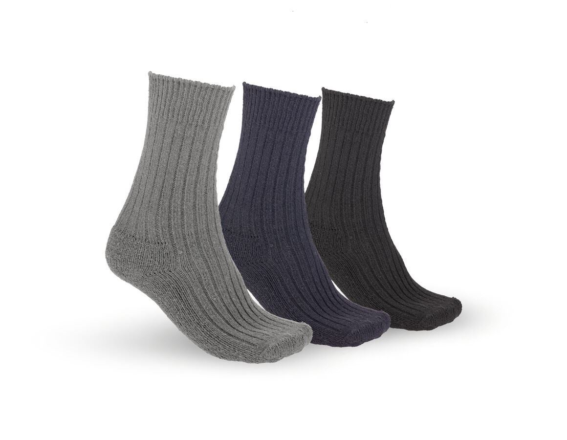 Socks: e.s. work socks Classic warm/high, pack of 3