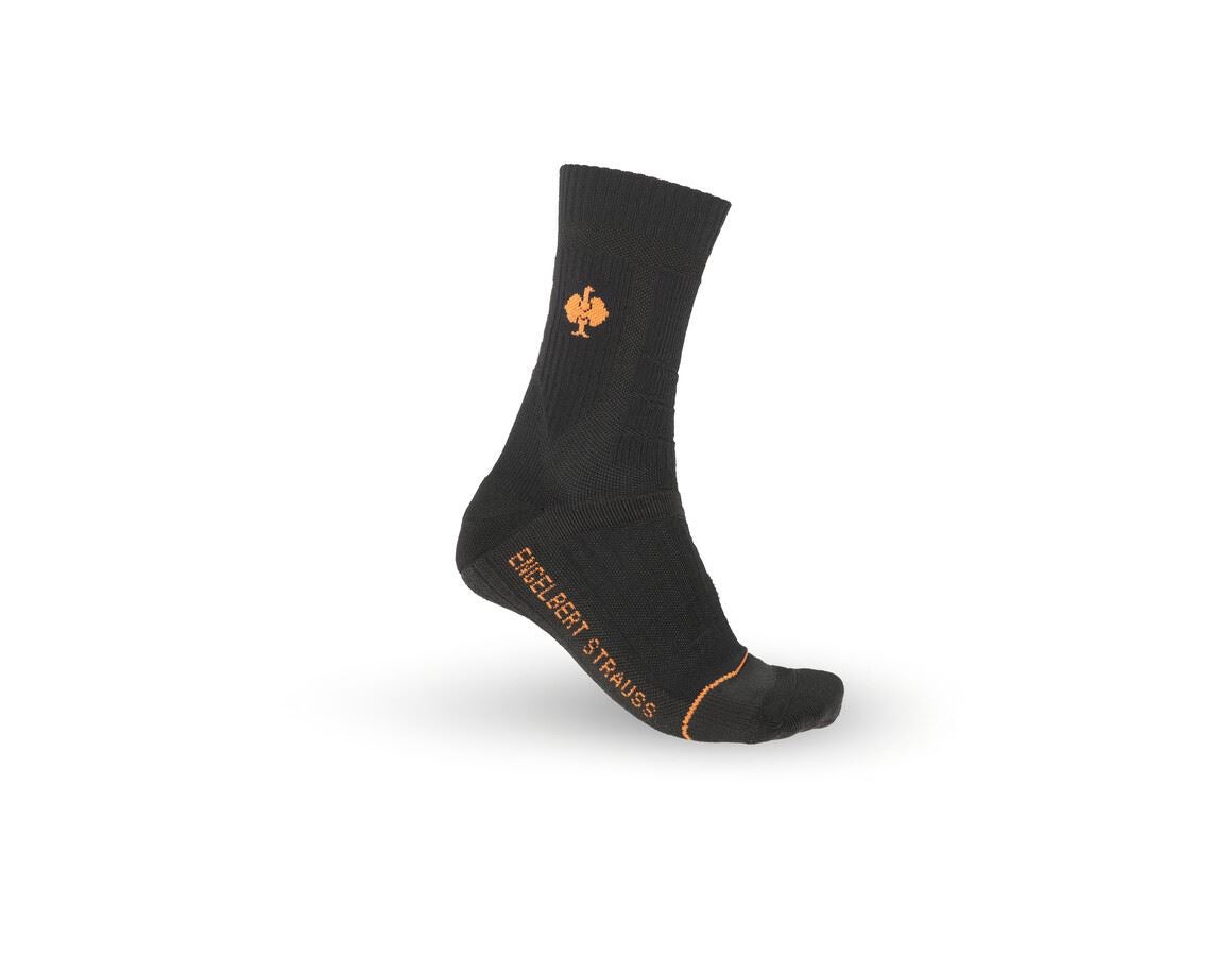 Socks: e.s. Double socks function warm/high + black