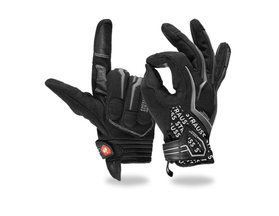 Hybrid: e.s. Mechanic's winter gloves Mirage Ice + black/grey