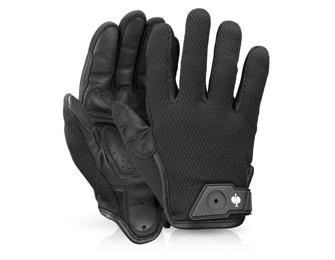 Hybrid: e.s. Assembly gloves Protect light + black