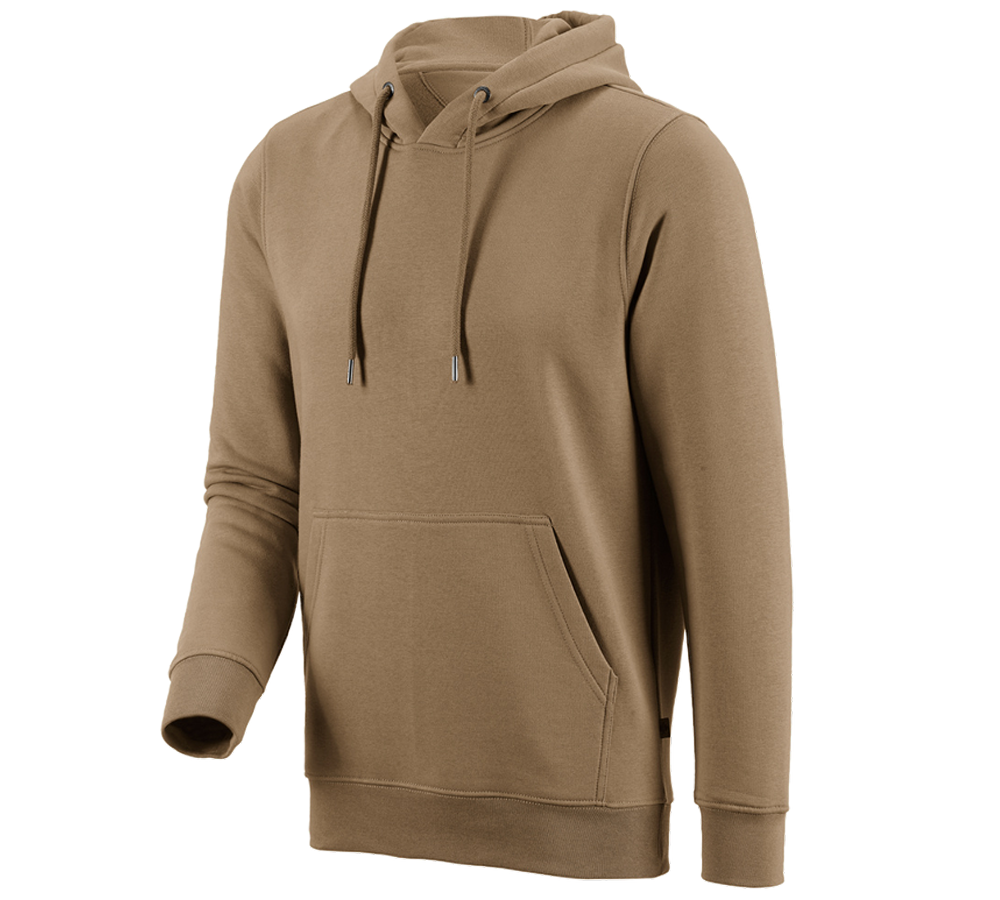 T-Shirts, Pullover & Skjorter: e.s. Hoody-Sweatshirt poly cotton + kaki