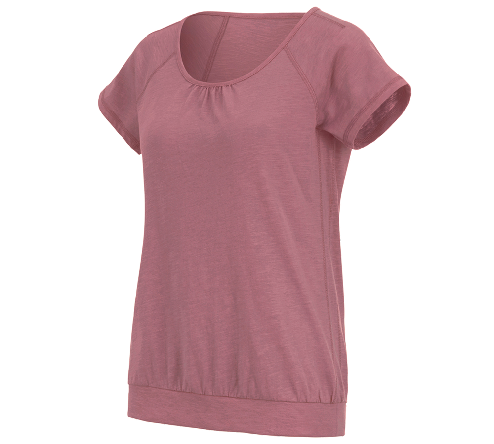 Topics: e.s. T-shirt cotton slub, ladies' + antiquepink