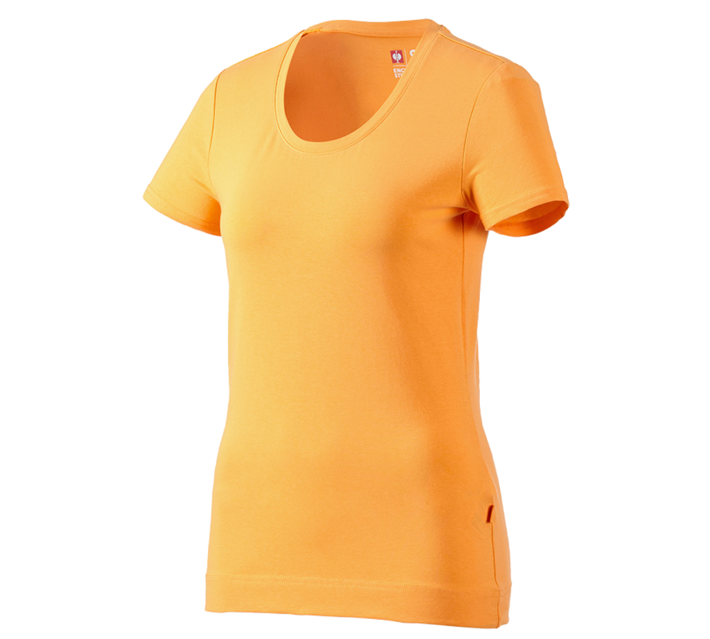myDesign XMAS: e.s. T-shirt cotton stretch, ladies' + lightorange