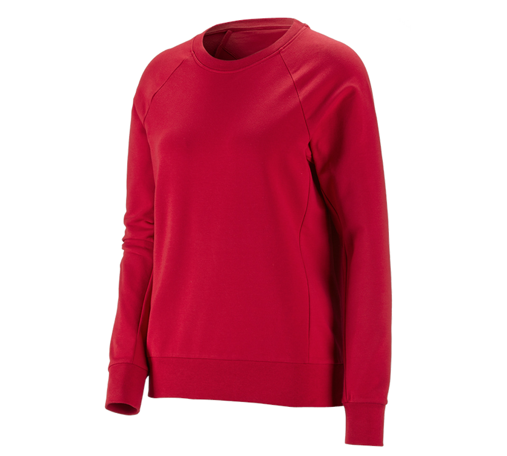 myDesign XMAS: e.s. Sweatshirt cotton stretch, ladies' + fiery red