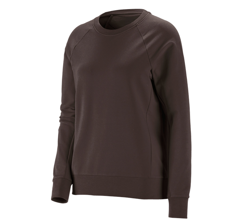 myDesign XMAS: e.s. Sweatshirt cotton stretch, ladies' + chestnut