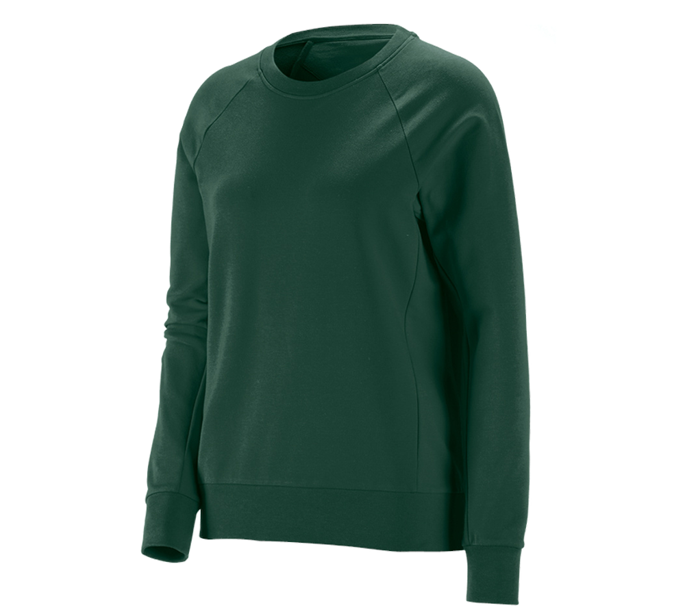 myDesign XMAS: e.s. Sweatshirt cotton stretch, ladies' + green