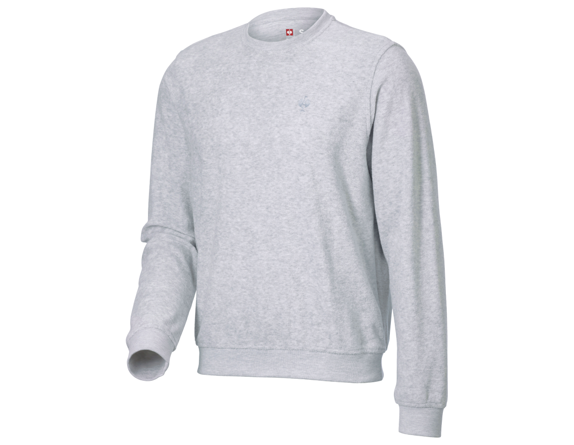 T-Shirts, Pullover & Skjorter: e.s. Sweatshirt Terry + gråmeleret