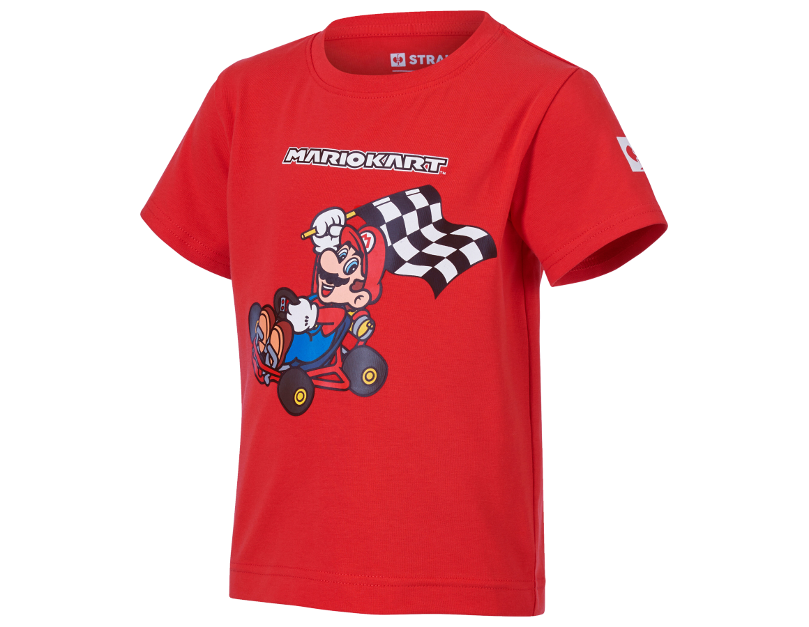 Collaborations: Mario Kart/Peach T-shirt, children's + straussred