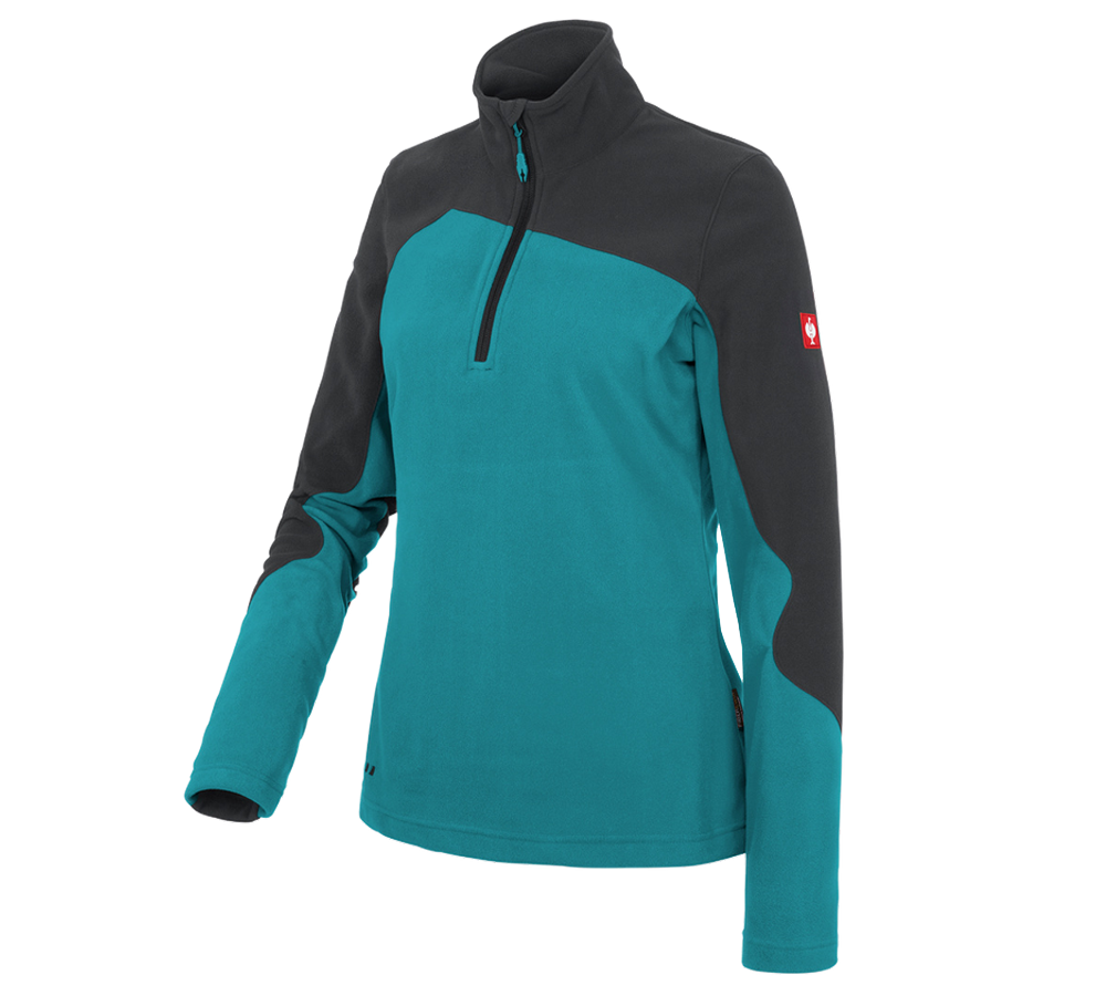 T-Shirts, Pullover & Skjorter: Fleecetrøje e.s.motion 2020, damer + ocean/grafit