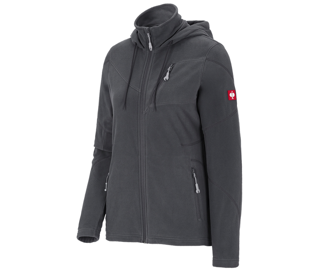 Topics: Hooded fleece jacket e.s.motion 2020, ladies' + anthracite