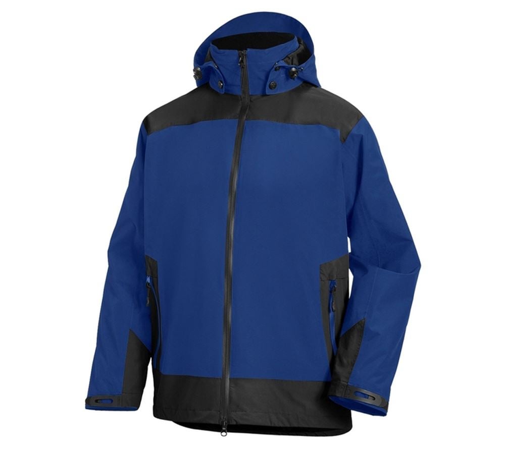 Work Jackets: e.s. 3 in 1 functional jacket, men + royalblue/black