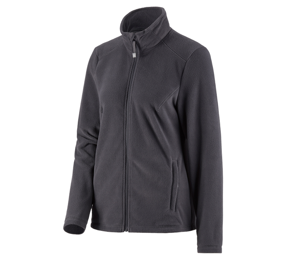 Topics: e.s. Fleece jacket CI, ladies' + anthracite