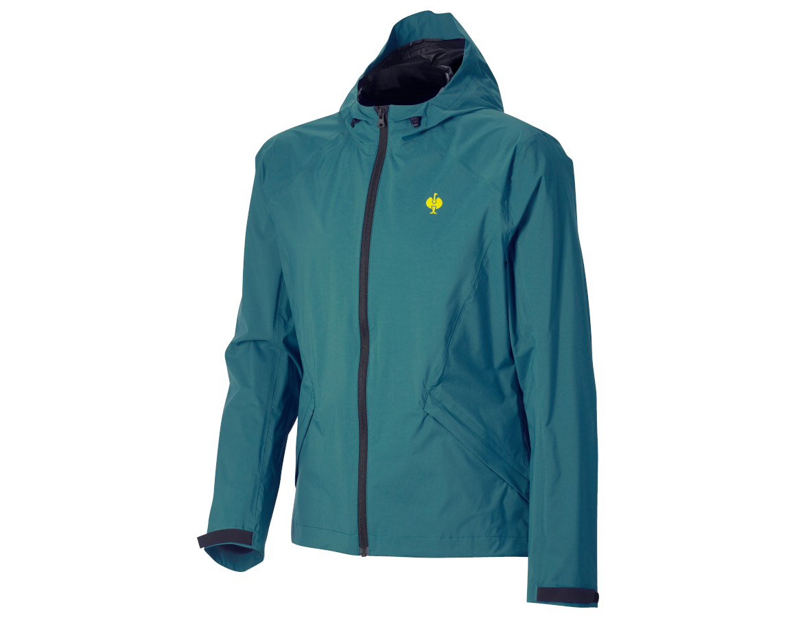 Work Jackets: Windbreaker light-pack e.s.trail + emeraldgreen/chromeyellow