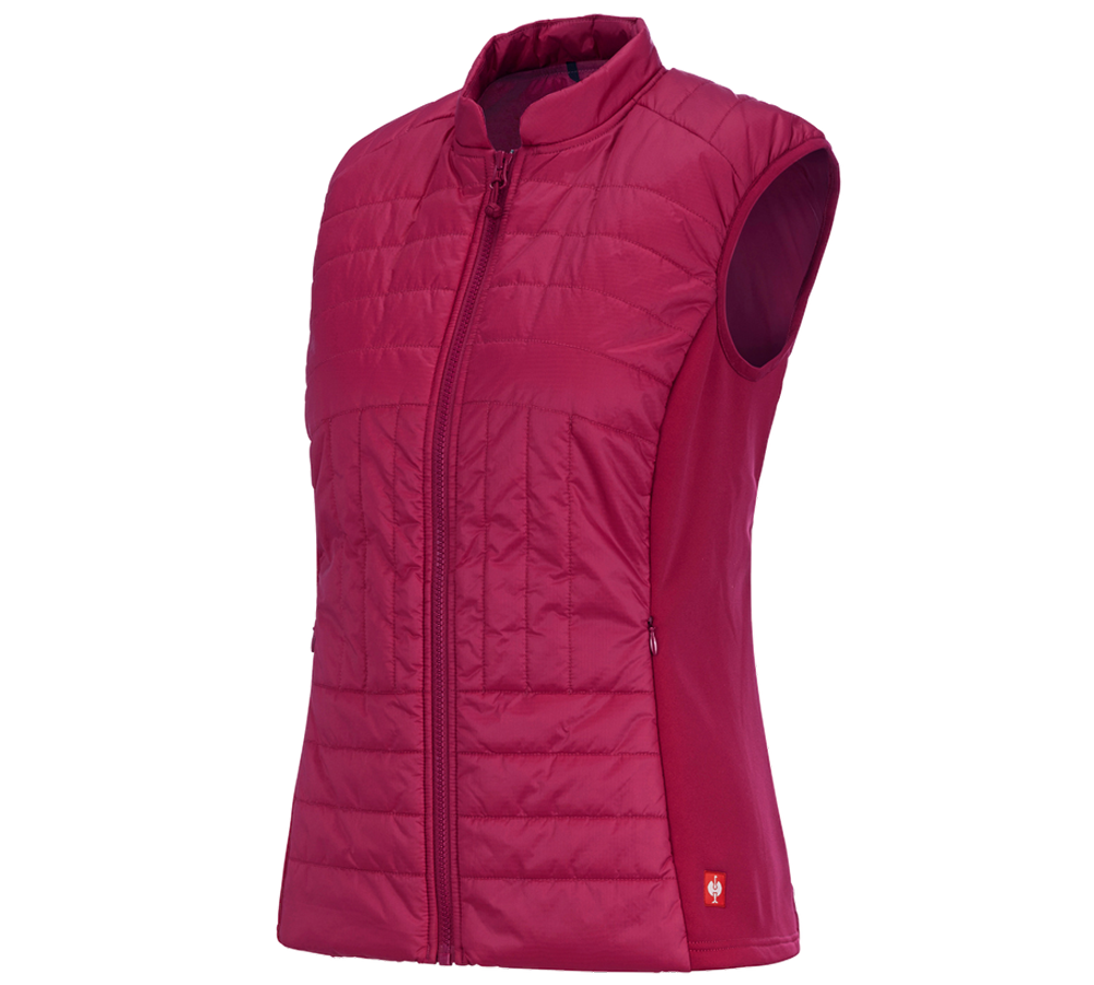 myDesign XMAS: e.s. Function quilted bodywarmer thermo stretch,l. + berry