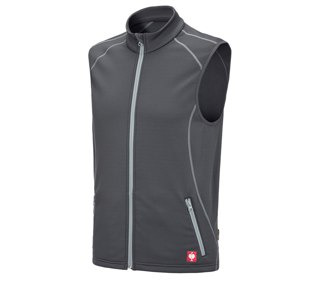Arbejdsveste: Funktionsvest termo stretch e.s.motion 2020 + antracit/platin