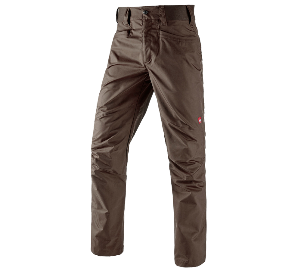 Work Trousers: e.s. Trousers base, men's + chestnut