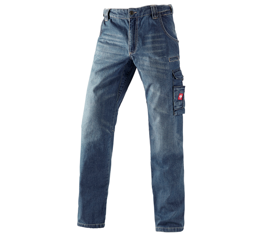 Arbejdsbukser: e.s. arbejdsjeans + stonewashed