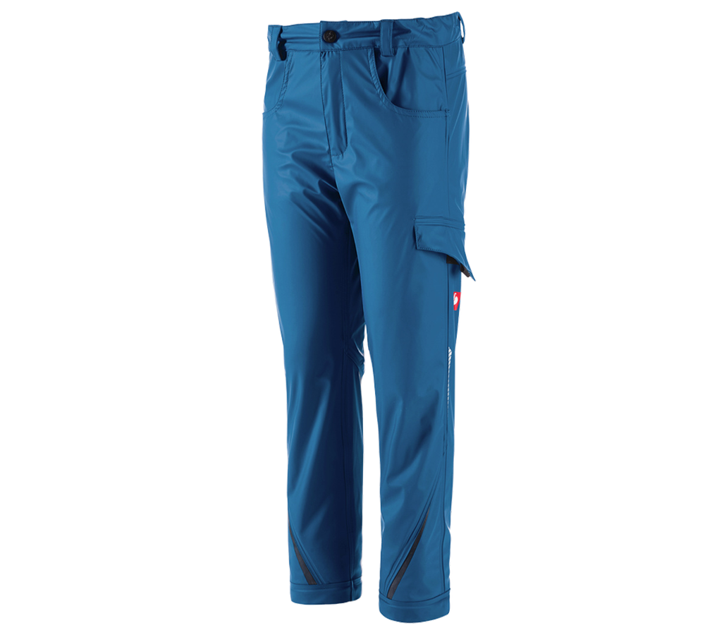 Topics: Rain trousers e.s.motion 2020 superflex,children's + atoll/navy