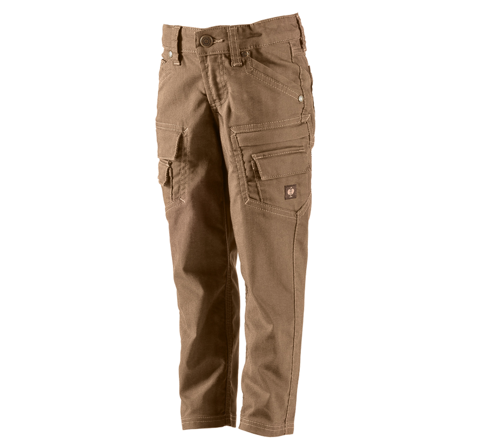 Trousers: Cargo trousers e.s.vintage, children's + sepia