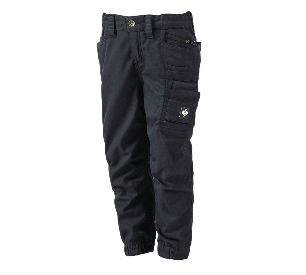 Trousers: Cargo trousers e.s.motion ten summer, children's + black