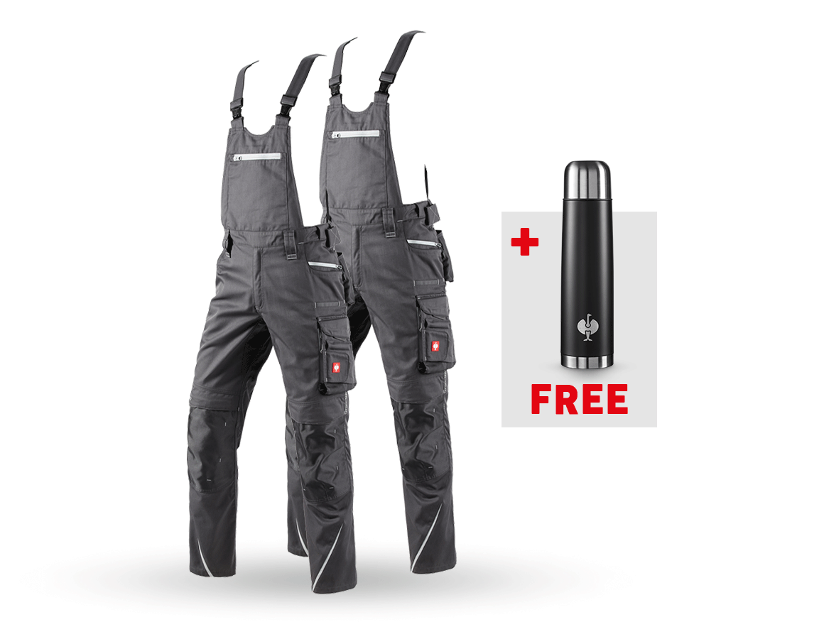 Clothing sets: SET: 2x Bib & brace e.s.motion 2020 + anthracite/platinum