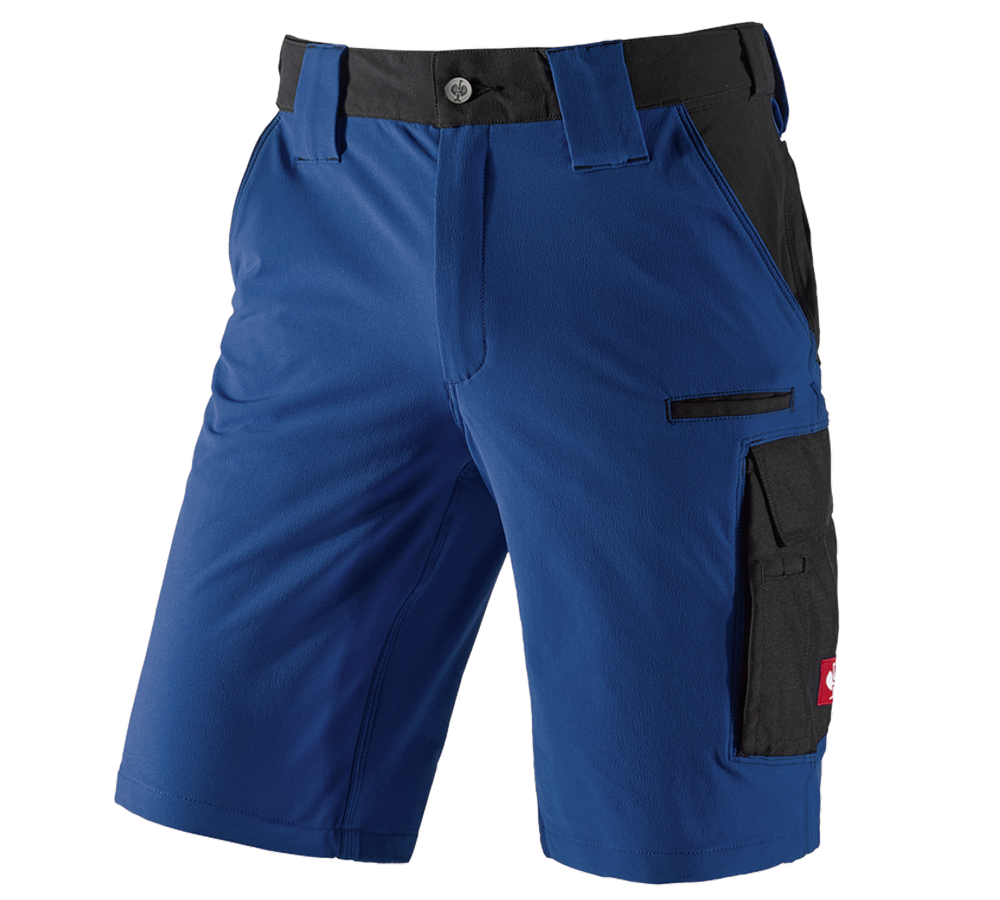 Work Trousers: Functional short e.s.dynashield + royal/black