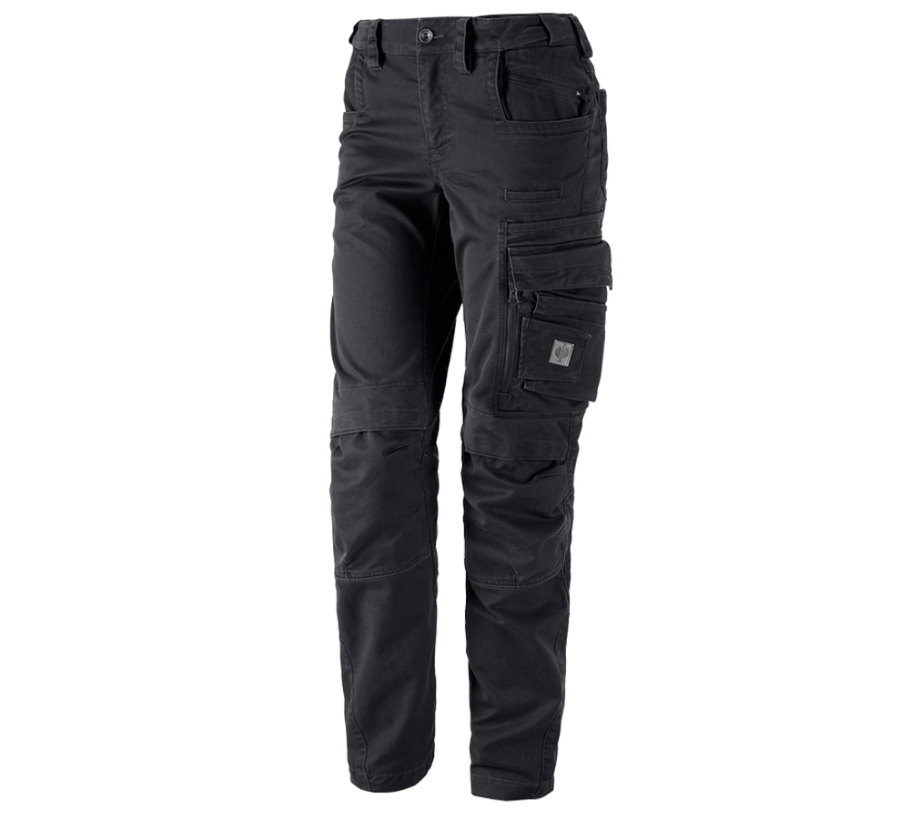 Work Trousers: Trousers e.s.motion ten, ladies' + oxidblack