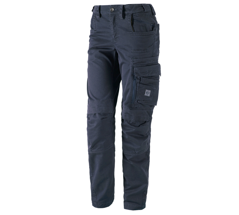 Topics: Trousers e.s.motion ten, ladies' + slateblue