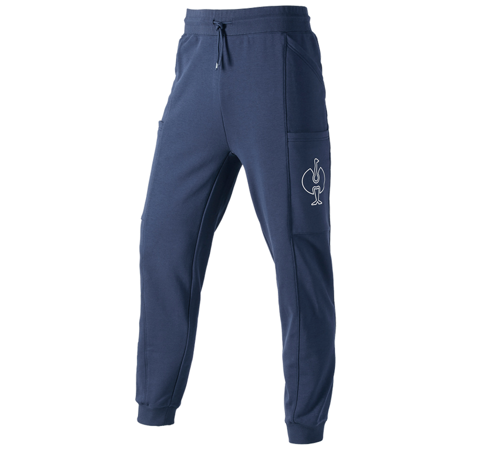 Accessories: Sweatpants e.s.trail + dybblå/hvid