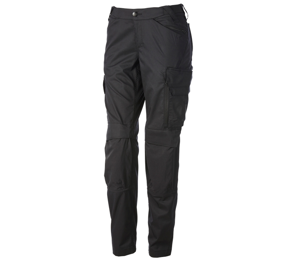 Topics: Trousers e.s.trail, ladies' + black