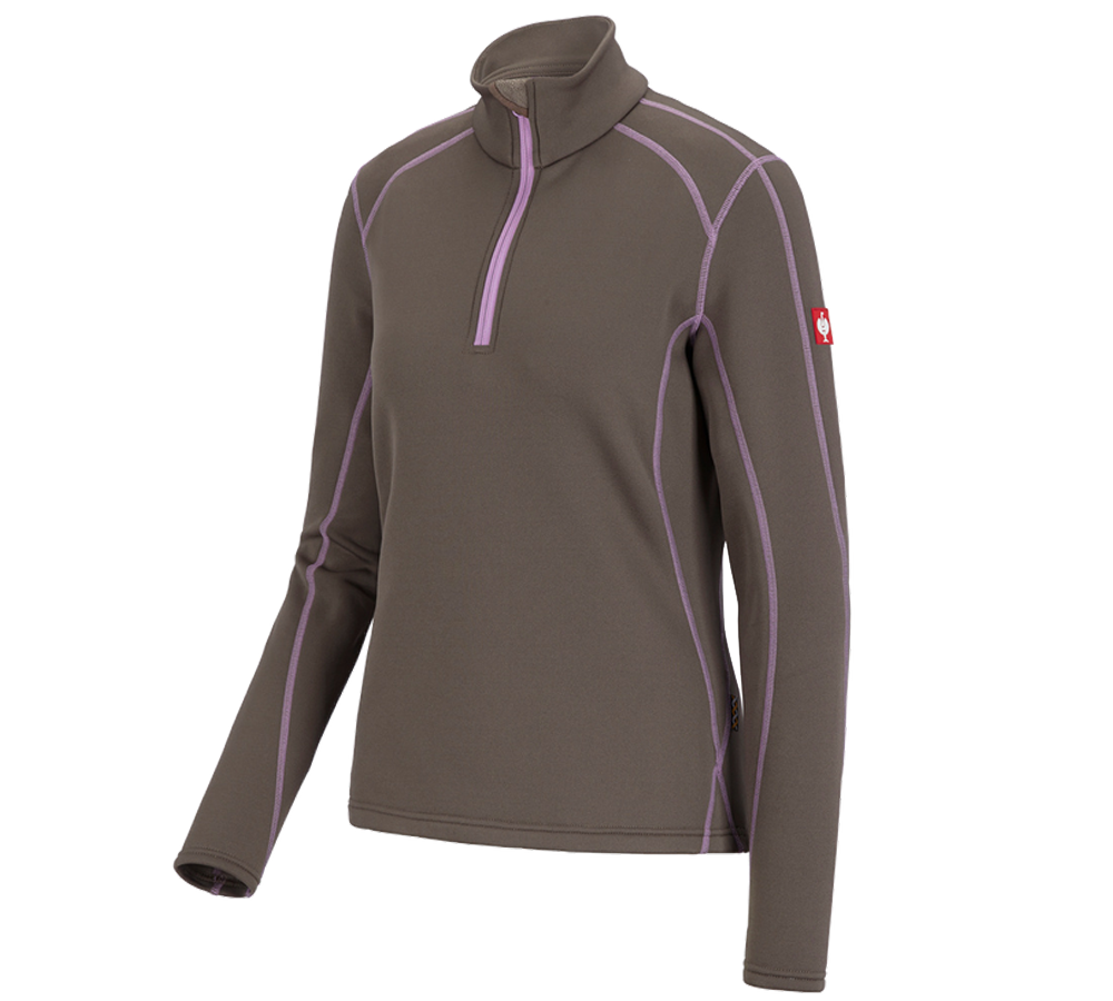 T-Shirts, Pullover & Skjorter: Damefunkt.pullover termostretch e.s.motion 2020 + sten/lavendel
