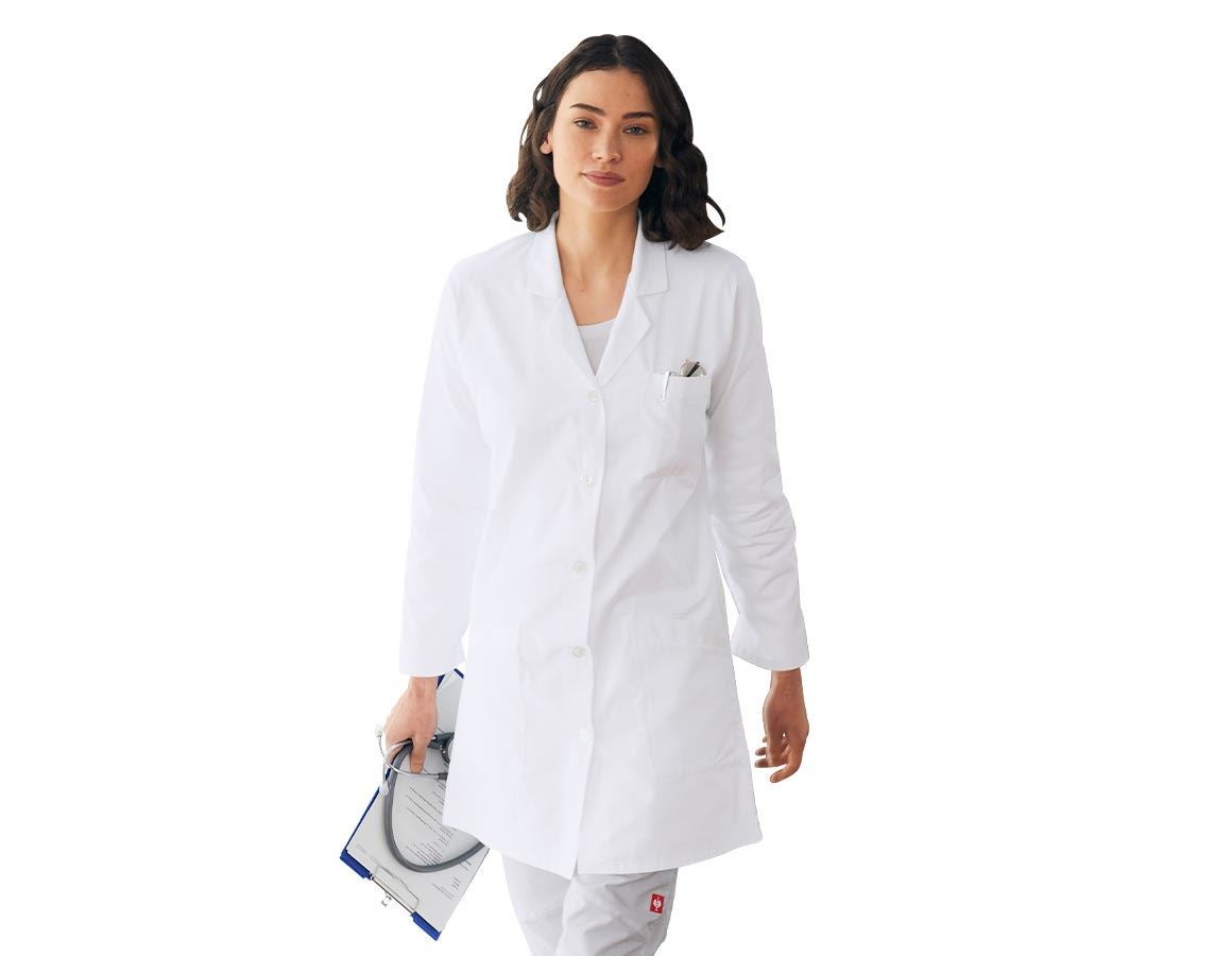 Healthcare Coats | Work Coats: Work Coat Gerlinde + white