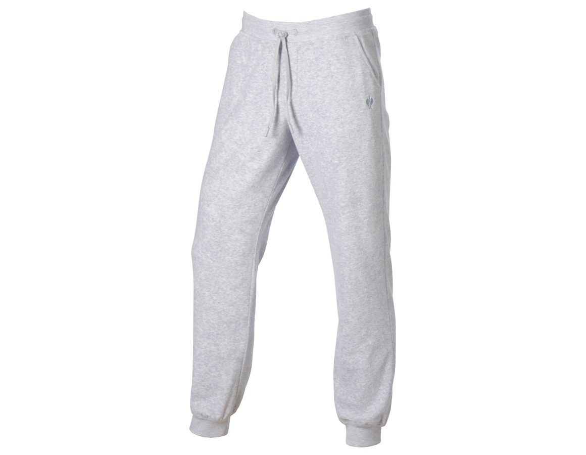 Work- & Safetywear: e.s. Sweat trousers Terry + grey melange