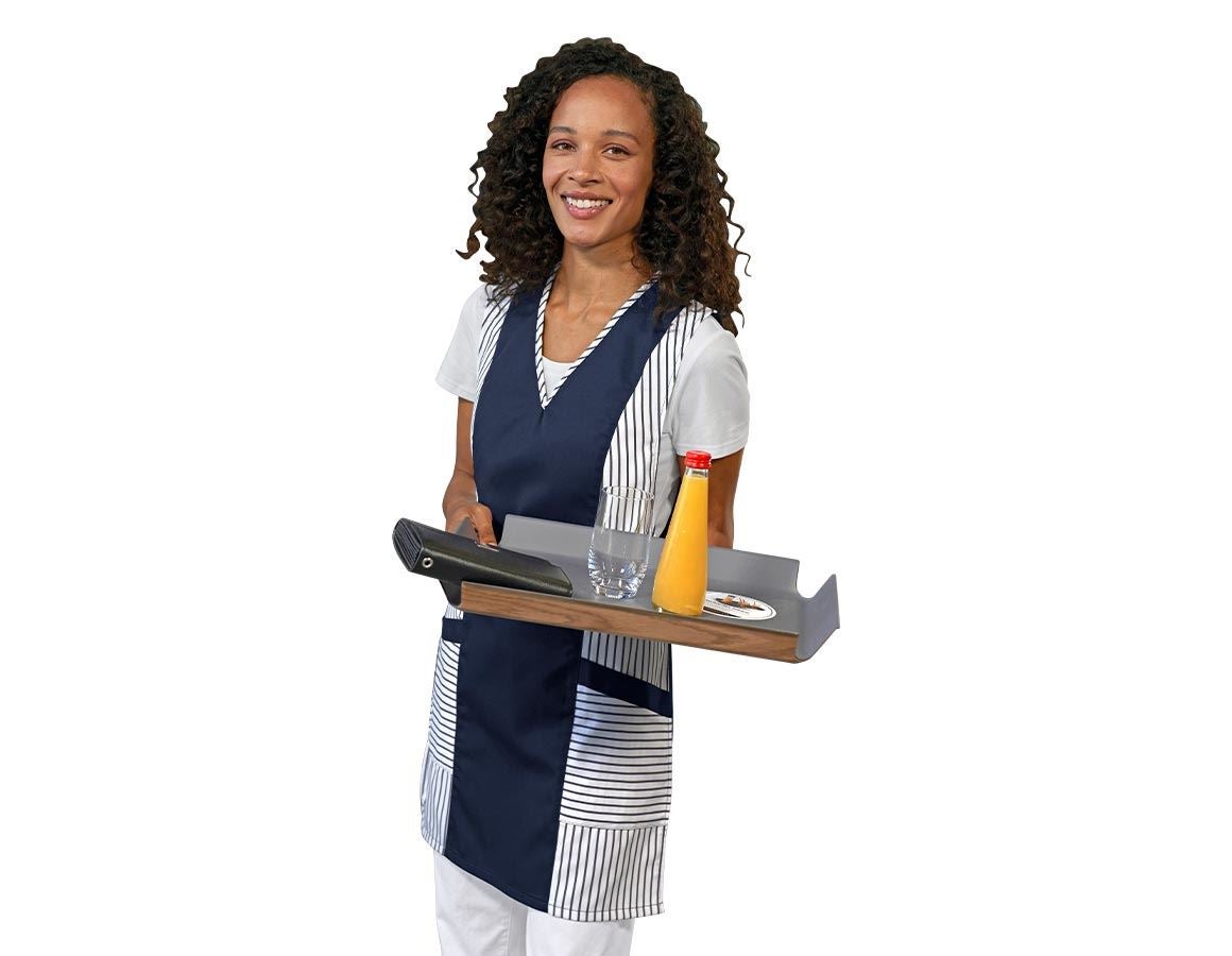 Aprons: Tabard Lydia + navy/white