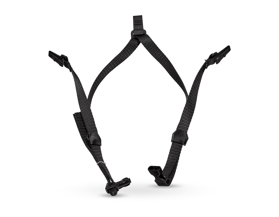 Personal Protection: Chinstrap for e.s. Work helmet worker + black
