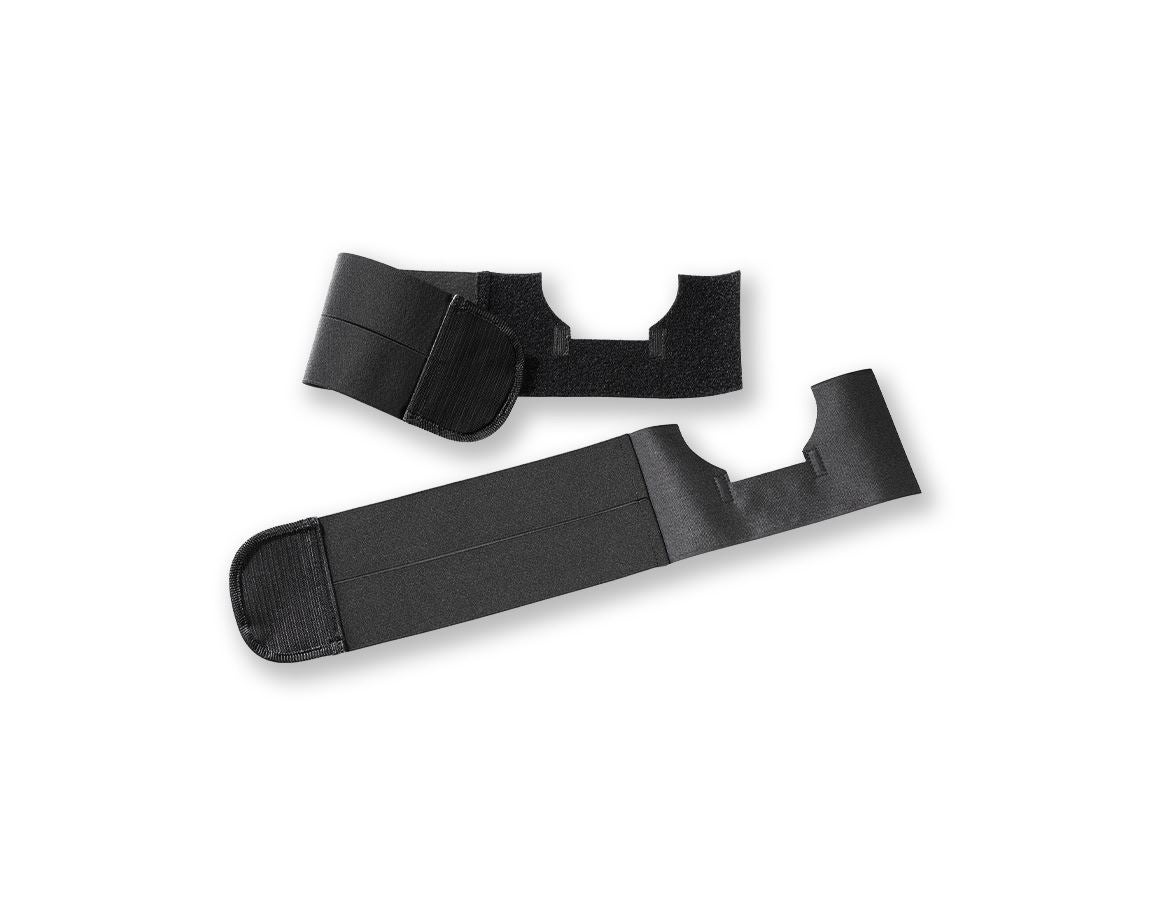 Knæbeskyttere: Ekstra burrebånd til knæbeskyttere