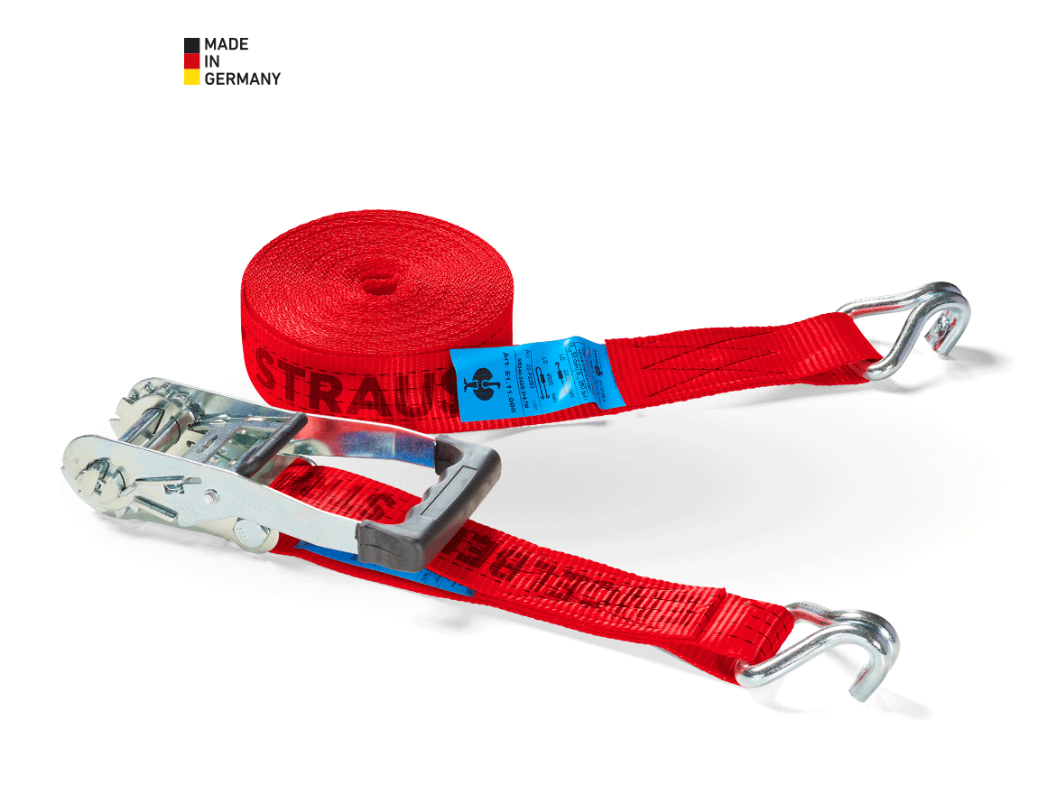 Tension straps: 2 Part Lashing strap with Ratchet + Hooks