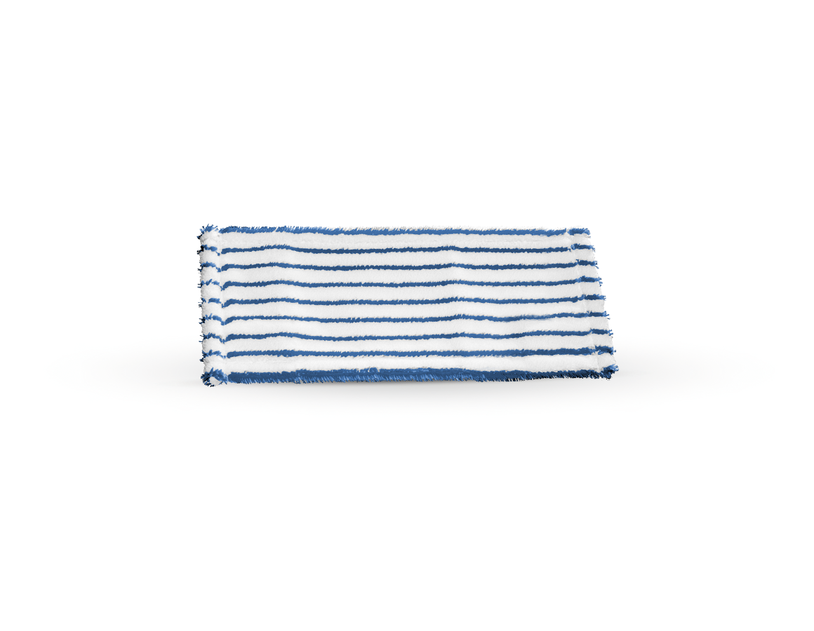 Cloths: Microfibre bristle mop soft + white/blue