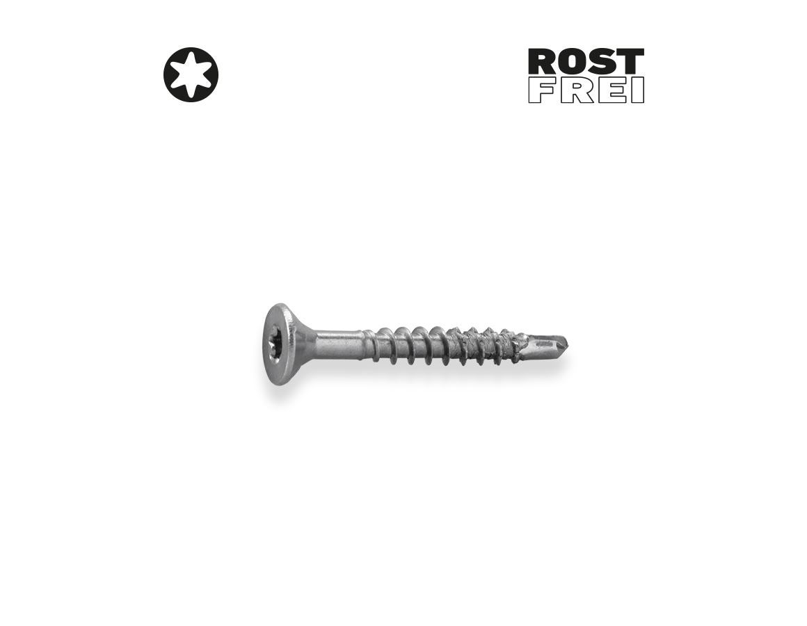 Screws: Wooden construction screw stainless steel plus