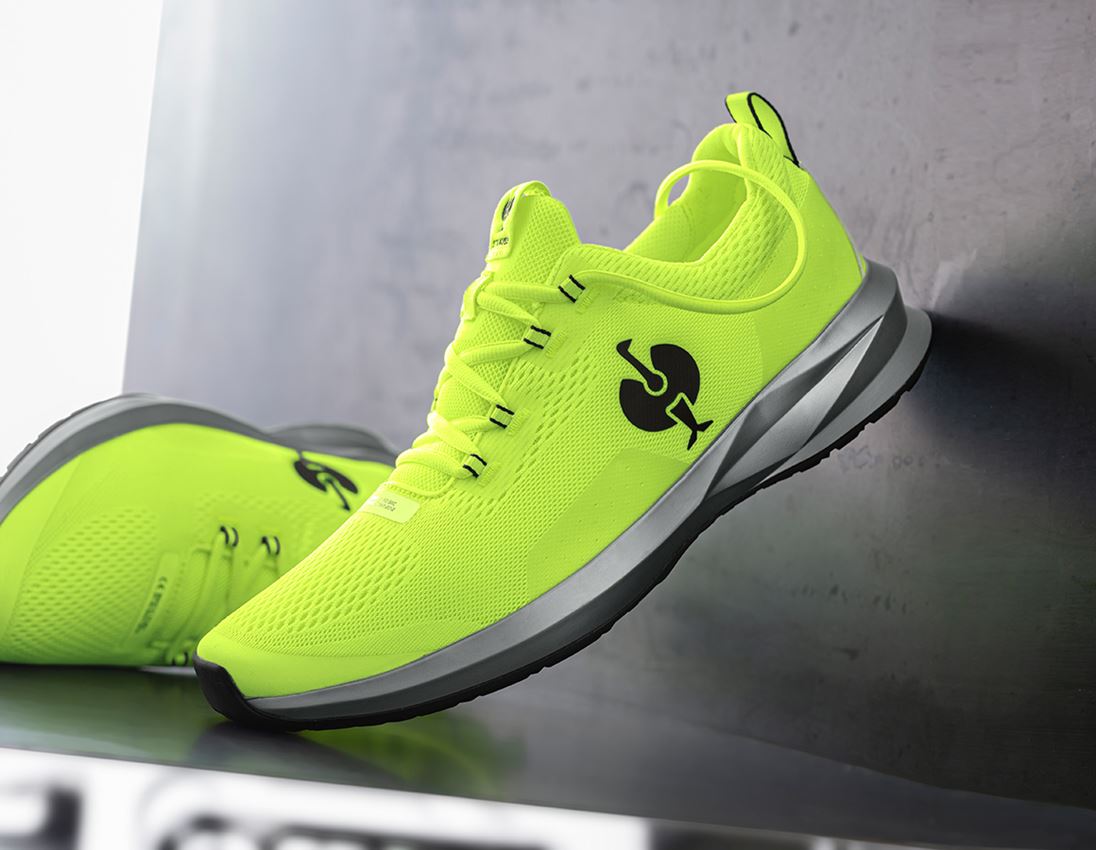 O1: O1 Work shoes e.s. Keran + high-vis yellow