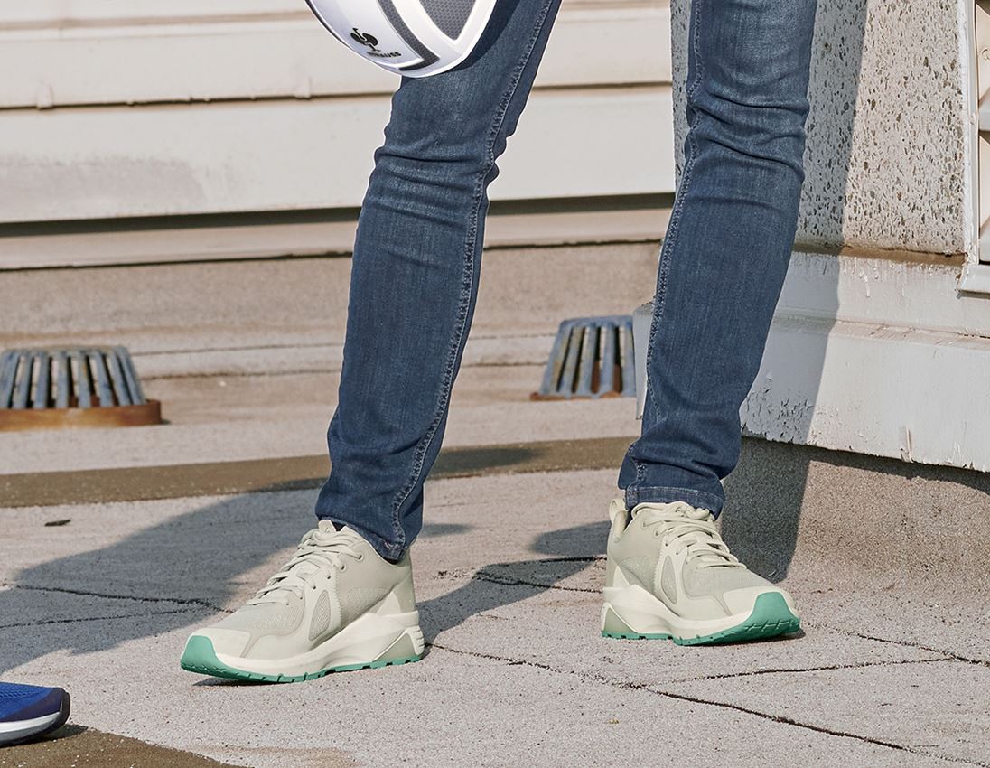 O1: O1 Work shoes e.s. Chete + warmsilver/malachitegreen 1