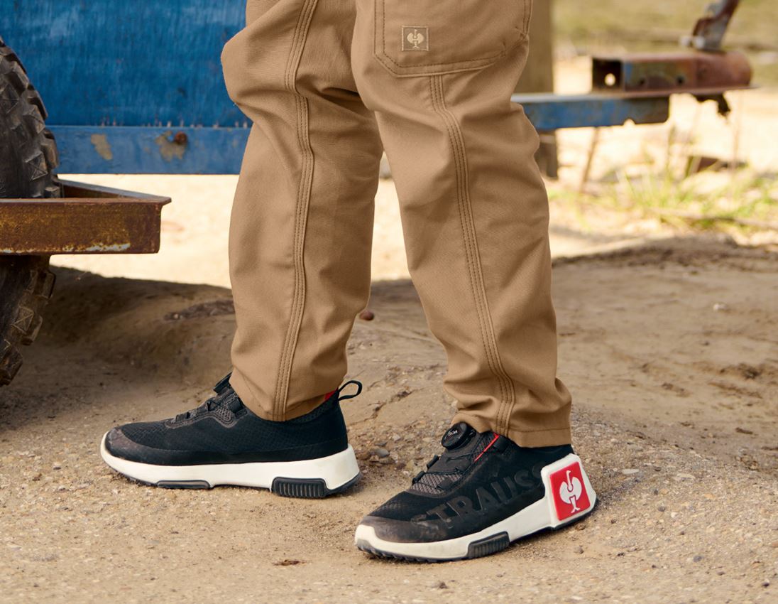 Sko: Allroundsko e.s. Etosha, børn + sort/hvid