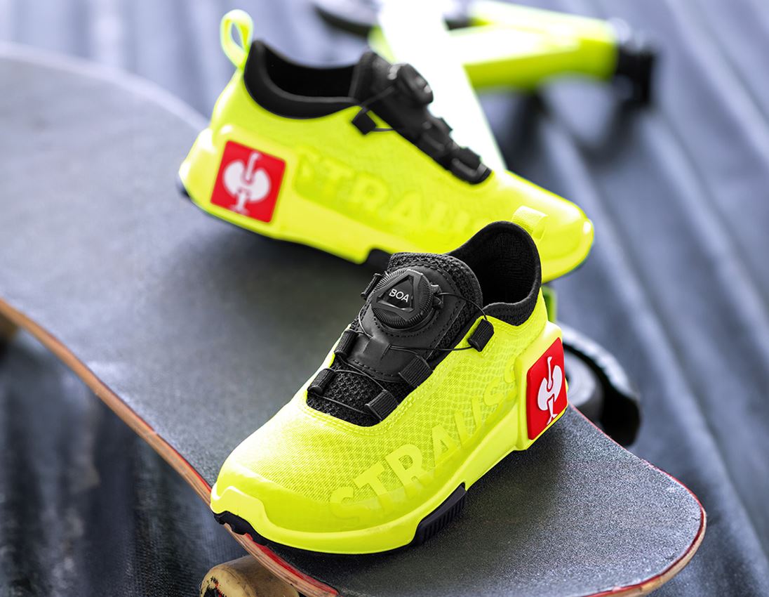 Kids Shoes: Allround shoes e.s. Etosha low, children's + high-vis yellow