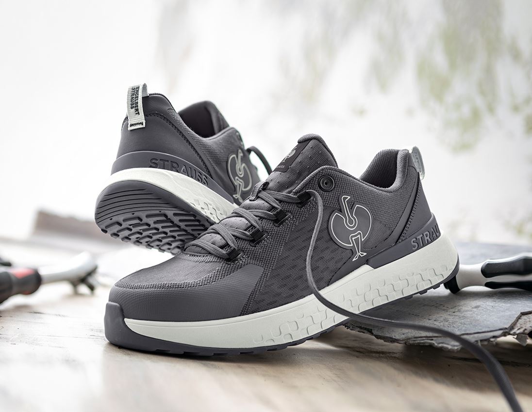 SB: SB Safety shoes e.s. Comoe low + anthracite/silver