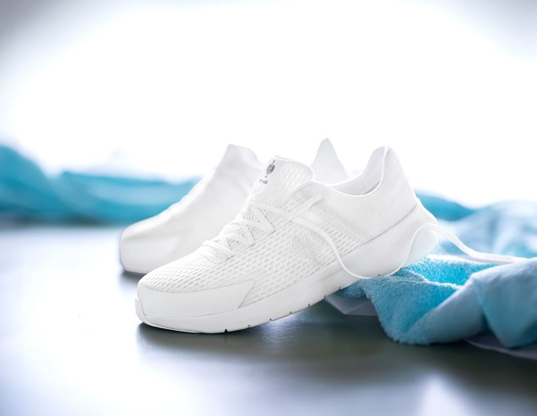 Pleje | Klinik: SB sikkerhedssko e.s. Tarent low + hvid 1